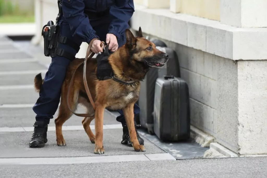 belgijski ovčar kao policijski pas